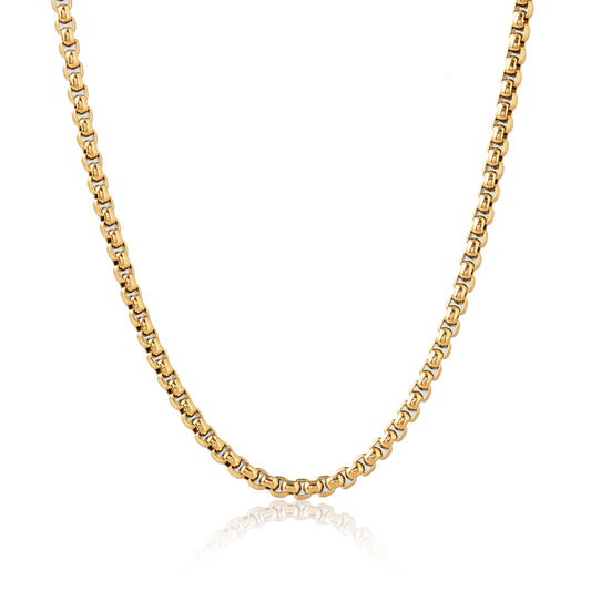 שרשרת רולו זהובה לגבר