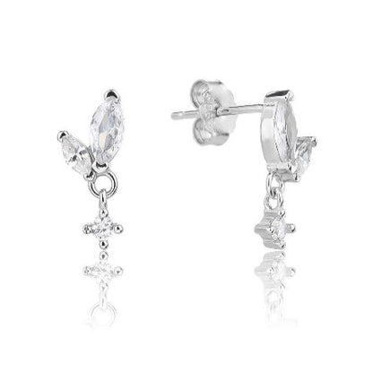 עגילי טיפות נופלים כסף 925 .ALWAYS ON