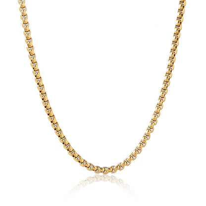 שרשרת רולו זהובה לגבר