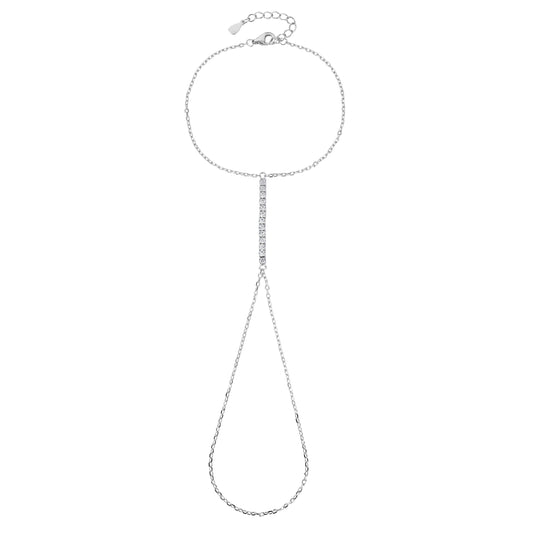 צמיד טבעת טניס כסף 925