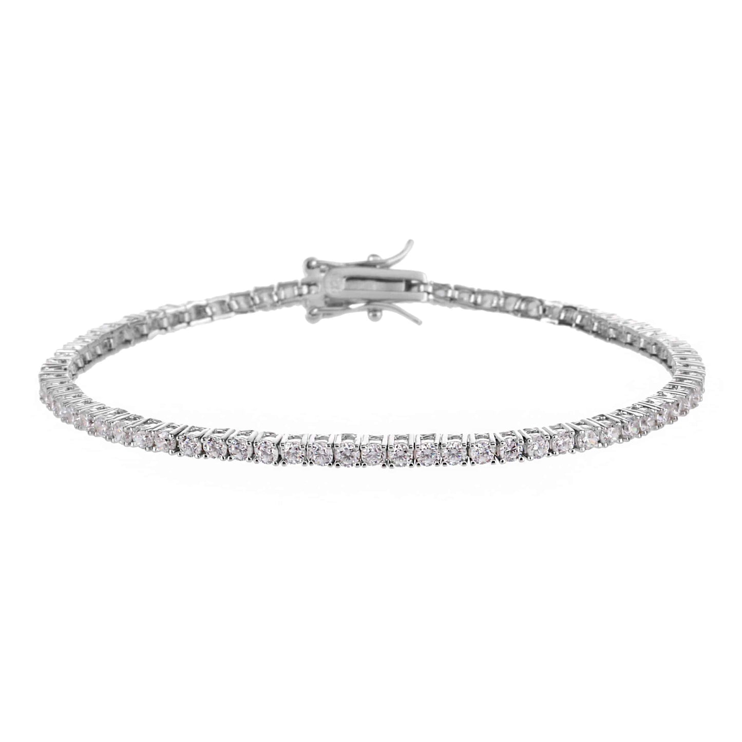 צמיד טניס 2 מ״מ כסף 925