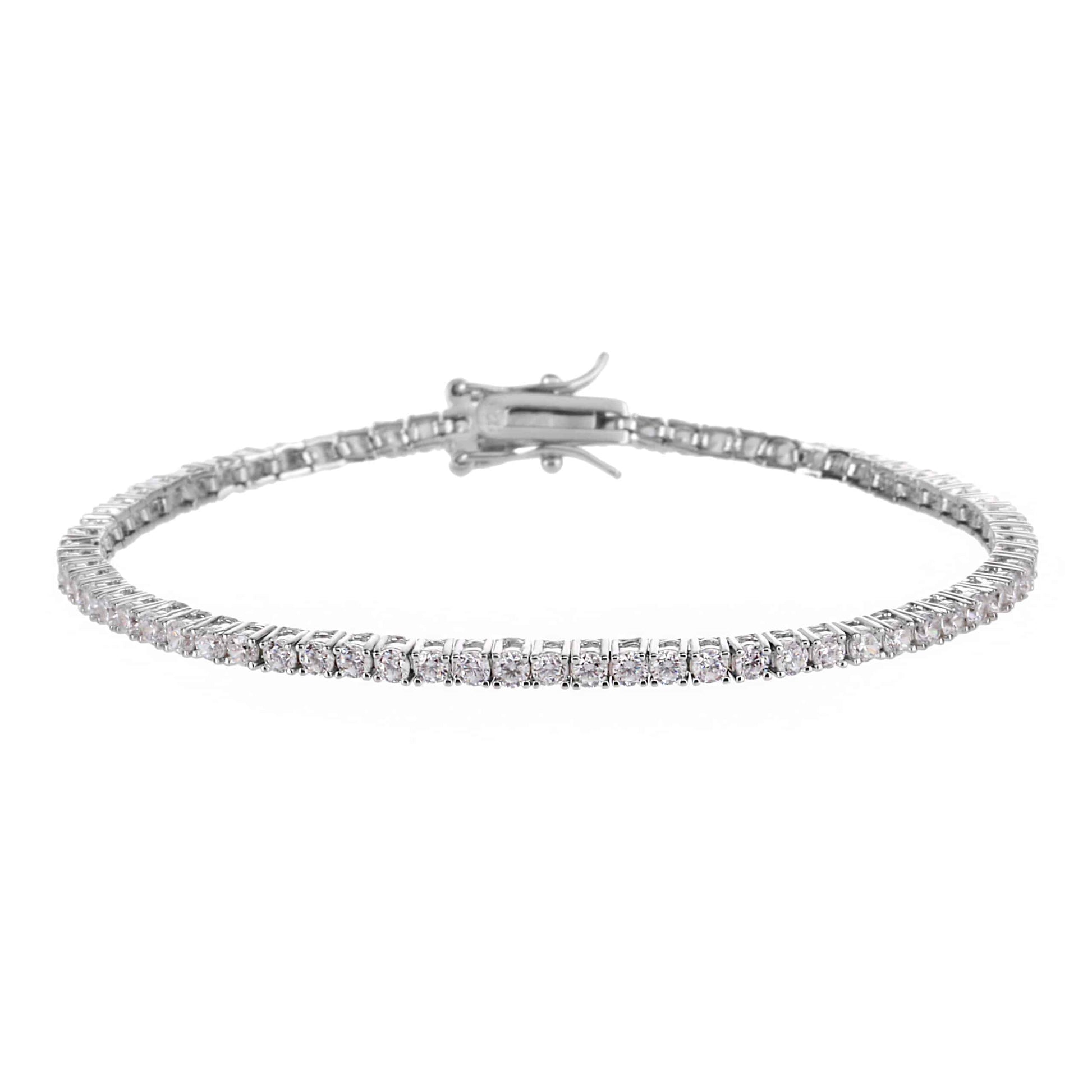 צמיד טניס 2 מ״מ כסף 925