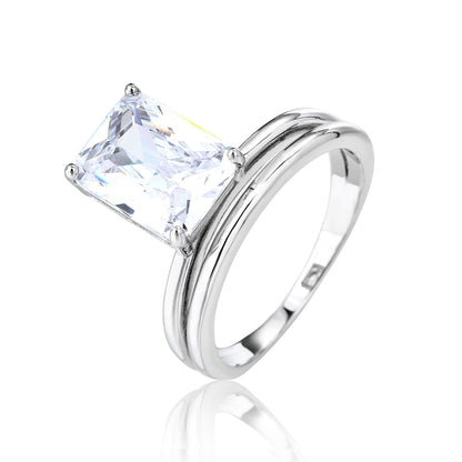 טבעת חבל שוכבת כסף 925 !BLING IT ON